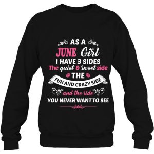 As A June Girl Womens Birthday Gifts Hoody 4