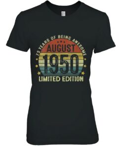 August 1951 Limited Edition 72Nd Birthday 72 Years Old Gift 2