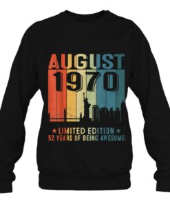August 1970 Limited Edition 52 Years Of Being Awesome 4