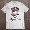August Girl Wink Eye Woman Face Born In August Birthday
