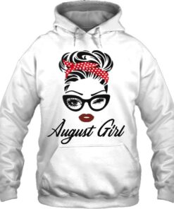 August Girl Wink Eye Woman Face Born In August Birthday 3