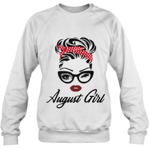 August Girl Wink Eye Woman Face Born In August Birthday 4