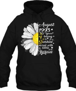 August Girls 1993 Birthday Gift 30 Years Old Made In 1993 Floral 3