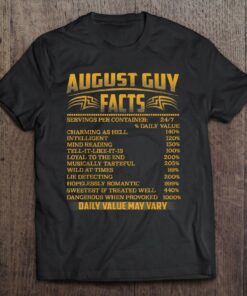 August Guy Facts Funny 1