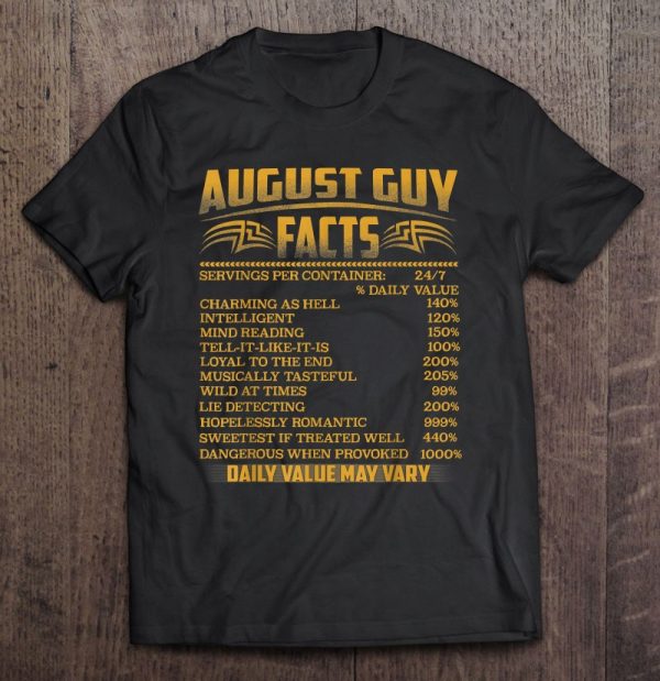 August Guy Facts Funny