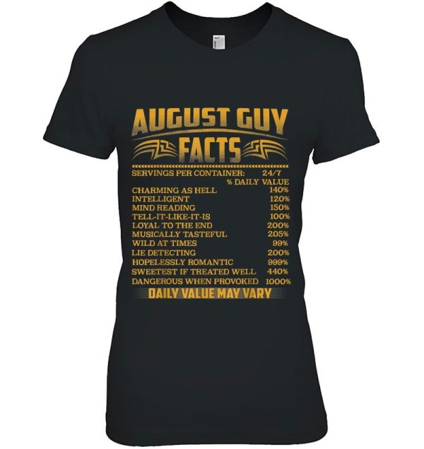 August Guy Facts Funny