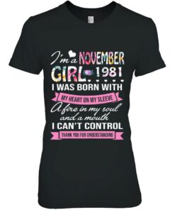 Awesome Since 1981 41St Birthday Im A November Girl 1981 Years 2