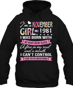 Awesome Since 1981 41St Birthday Im A November Girl 1981 Years 3