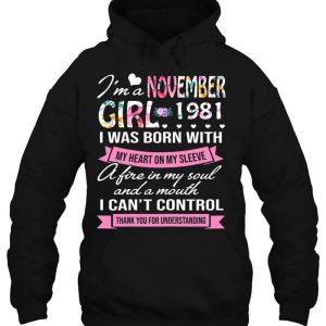 Awesome Since 1981 41St Birthday Im A November Girl 1981 Years 3