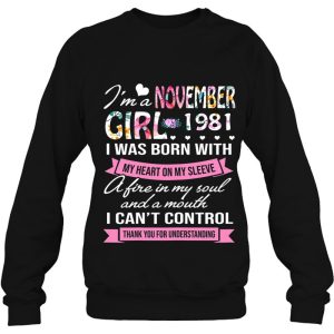 Awesome Since 1981 41St Birthday Im A November Girl 1981 Years 4