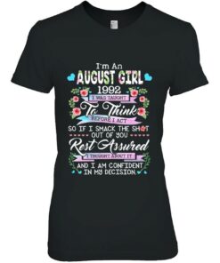 Awesome Since 1992 30Th Birthday Im An August Girl 1992 Flowers 2