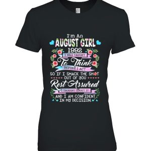 Awesome Since 1992 30Th Birthday I’m An August Girl 1992 Flowers