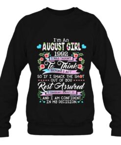Awesome Since 1992 30Th Birthday Im An August Girl 1992 Flowers 4