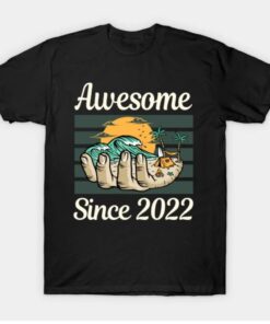 Awesome Since 2022 Summer vintage T Shirt 1