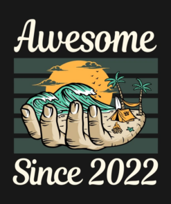 Awesome Since 2022 Summer vintage T-Shirt 1 Awesome Since 2022 Summer vintage T Shirt 2