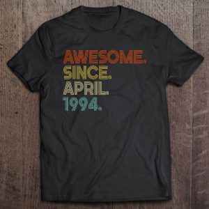 Awesome Since April 1994 Vintage 29Th Birthday 1