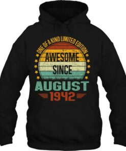 Awesome Since August 1942 Vintage 80Th Birthday 2 Awesome Since August 1942 Vintage 80Th Birthday 3