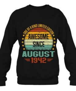 Awesome Since August 1942 Vintage 80Th Birthday 3 Awesome Since August 1942 Vintage 80Th Birthday 4