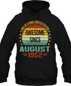 Awesome Since August 1952 Vintage 70Th Birthday 2 Awesome Since August 1952 Vintage 70Th Birthday 3