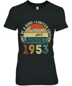 Awesome Since August 1953 70 Years Old 70Th Birthday Gifts 1 Awesome Since August 1953 70 Years Old 70Th Birthday Gifts 2