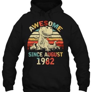 Awesome Since August 1982 38Th Dinosaur Birthday For Boy Kid 3