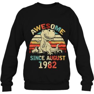 Awesome Since August 1982 38Th Dinosaur Birthday For Boy Kid 4