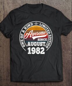 Awesome Since August 1982 41St Birthday Gift 41 Years Old 1