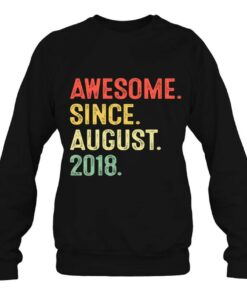 Awesome Since August 2018 4Th Birthday Gift 4 Years Old 4