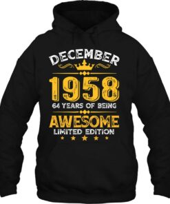 Awesome Since December 1958 64 Years Old 64Th Birthday Gifts 2 Awesome Since December 1958 64 Years Old 64Th Birthday Gifts 3