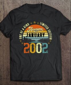 Awesome Since January 2002 Vintage 21St Birthday 1