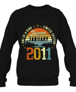 Awesome Since January 2011 Vintage 12Th Birthday 4