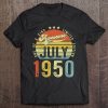 Awesome Since July 1950 Vintage 73Rd Birthday For Men Women