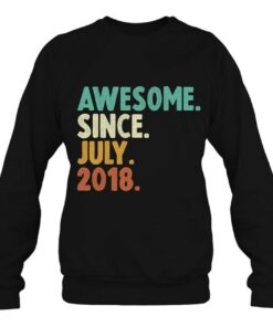 Awesome Since July 2018 4Th Birthday 4 Years Old 3 Awesome Since July 2018 4Th Birthday 4 Years Old 4