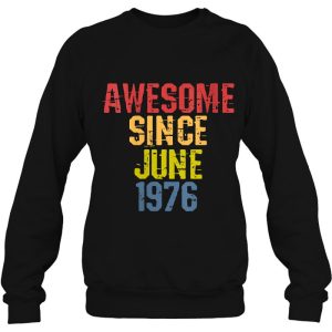 Awesome Since June 1976 46 Years Old Birthday Retro 4