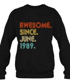 Awesome Since June 1989 Vintage 33Rd Birthday 3 Awesome Since June 1989 Vintage 33Rd Birthday 4