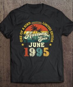 Awesome Since June 1995 Vintage 28Th Birthday 1