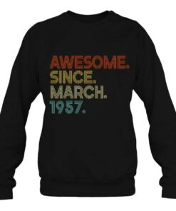 Awesome Since March 1957 Vintage 66Th Birthday 4