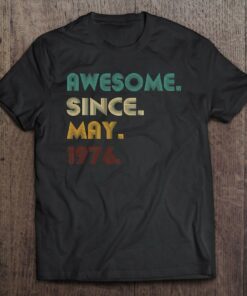 Awesome Since May 1976 Vintage 46Th Birthday 1