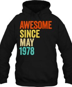 Awesome Since May 1978 Vintage 45Th Men And Women Birthday 3