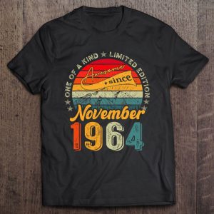 Awesome Since November 1964 58 Years Old 58Th Birthday Gifts 1