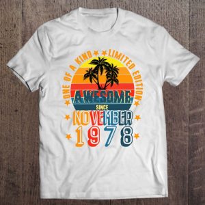 Awesome Since November 1978 Vintage 44Th Birthday 1