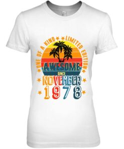 Awesome Since November 1978 Vintage 44Th Birthday 1 Awesome Since November 1978 Vintage 44Th Birthday 2