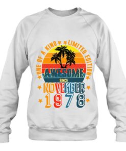 Awesome Since November 1978 Vintage 44Th Birthday 3 Awesome Since November 1978 Vintage 44Th Birthday 4