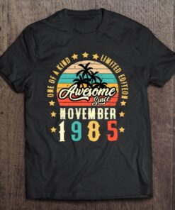 Awesome Since November 1985 Vintage 37Th Birthday 1