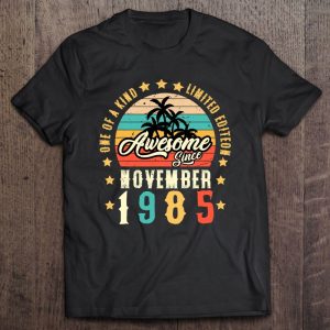 Awesome Since November 1985 Vintage 37Th Birthday