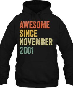 Awesome Since November 2001 21St Birthday 21 Years Old 3