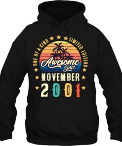 Awesome Since November 2001 Vintage 20Th Birthday 1 Awesome Since November 2001 Vintage 20Th Birthday 2