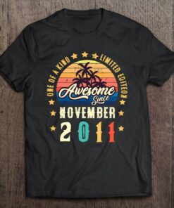 Awesome Since November 2011 Vintage 11Th Birthday 1