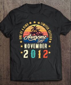 Awesome Since November 2012 Vintage 10Th Birthday 1