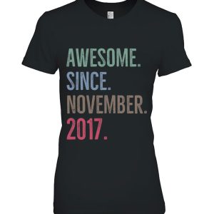 Awesome Since November 2017 Age Birthday Gift Idea